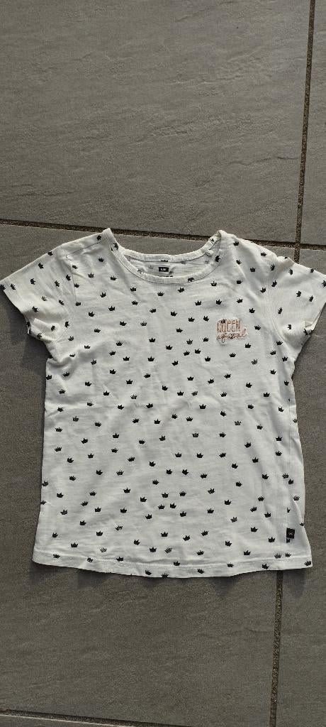 Koningsdag oranje EK WK shirt kroontjes 110, Ophalen of Verzenden, Zo goed als nieuw, Kostuum, Oranje of Koningsdag