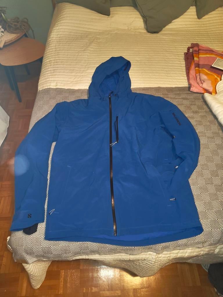 Salomon Primaloft Ski Jas XL, Blauw, Maat 56/58 (XL), Ophalen of Verzenden, Zo goed als nieuw