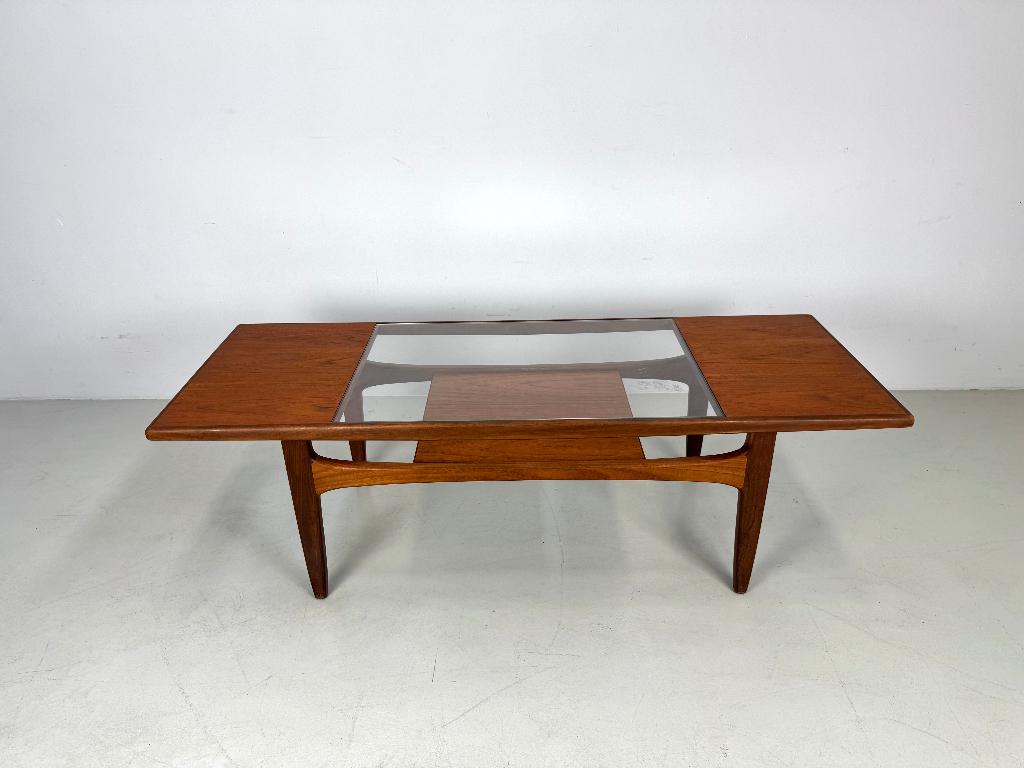 Vintage salontafel van G-Plan, Ophalen, Gebruikt, 100 tot 150 cm, Teakhout