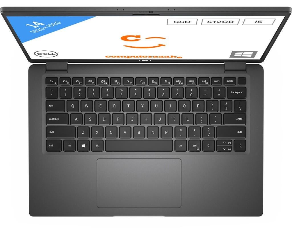 Dell Latitude 7410/Intel Core i5 1.70GHz/8GB/256GB SSD, 256 GB, 2 tot 3 Ghz, Refurbished, 14 inch