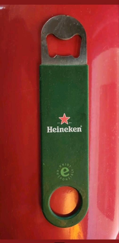 Heineken Bieropener 18 cm, Ophalen of Verzenden, Zo goed als nieuw, Heineken