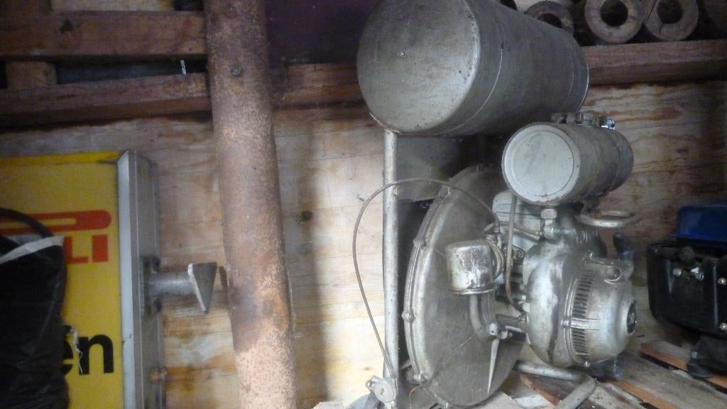 Rugspuit JLO motor, Ophalen, Gebruikt