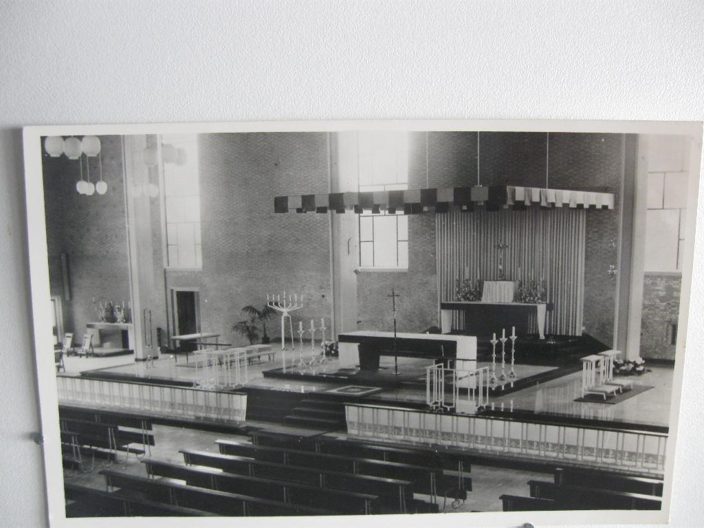 9292-3 SON, interieur St. Petrus Banden echte foto, Verzenden, 1960 tot 1980, Noord-Brabant
