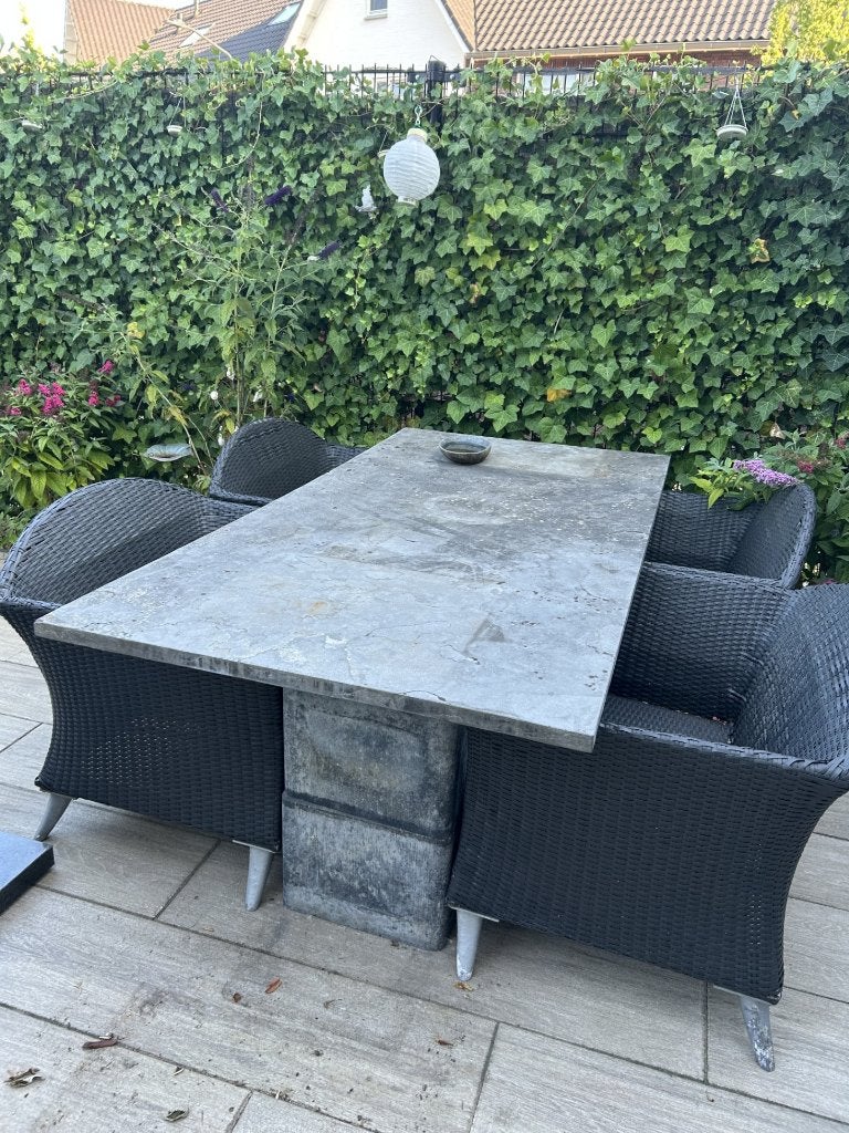 Natuurstenen buiten tafel, Ophalen, Gebruikt, Rechthoekig, Overige materialen