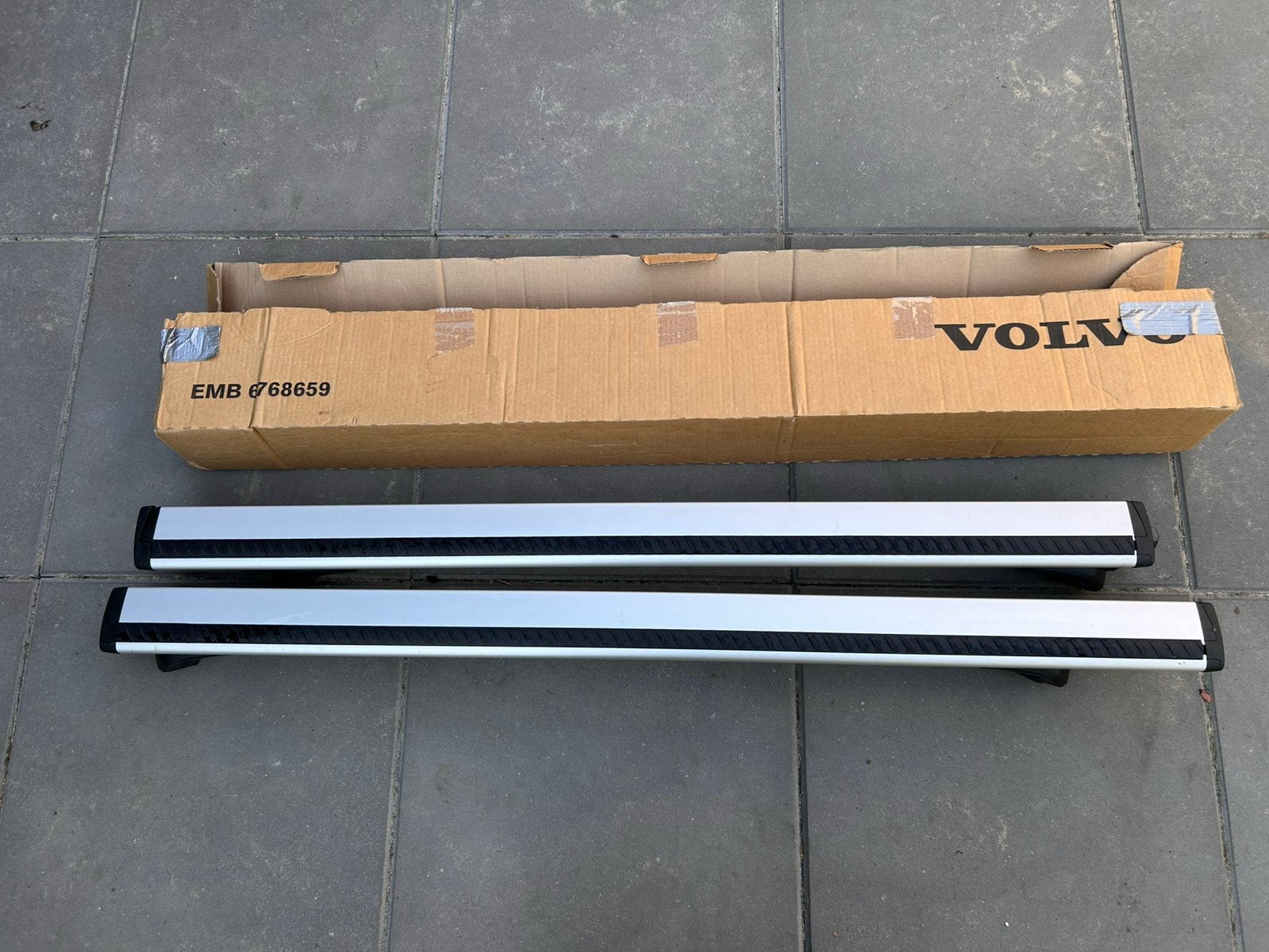 Volvo V70 of XC70 dakdragers lastdragers dakrails, Auto diversen, Ophalen of Verzenden, Zo goed als nieuw