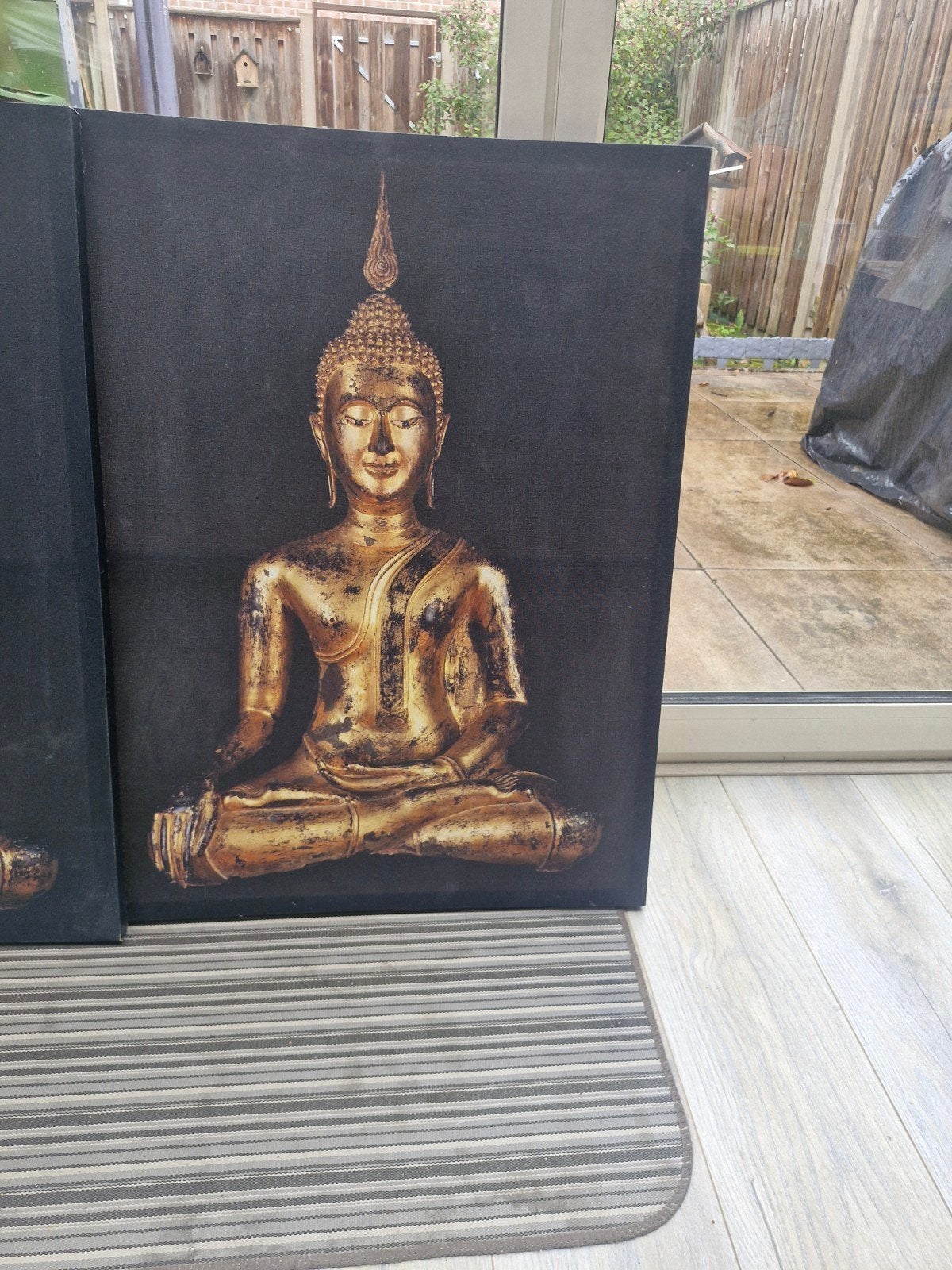 Boedha canvas 2x, Ophalen, Onbekend, Zo goed als nieuw, Onbekend