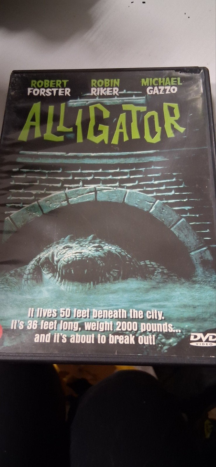 Alligator DVD - Horrorfilm met reuzenalligator, Vanaf 16 jaar, Nederlands, Monsters, Inclusief doosje