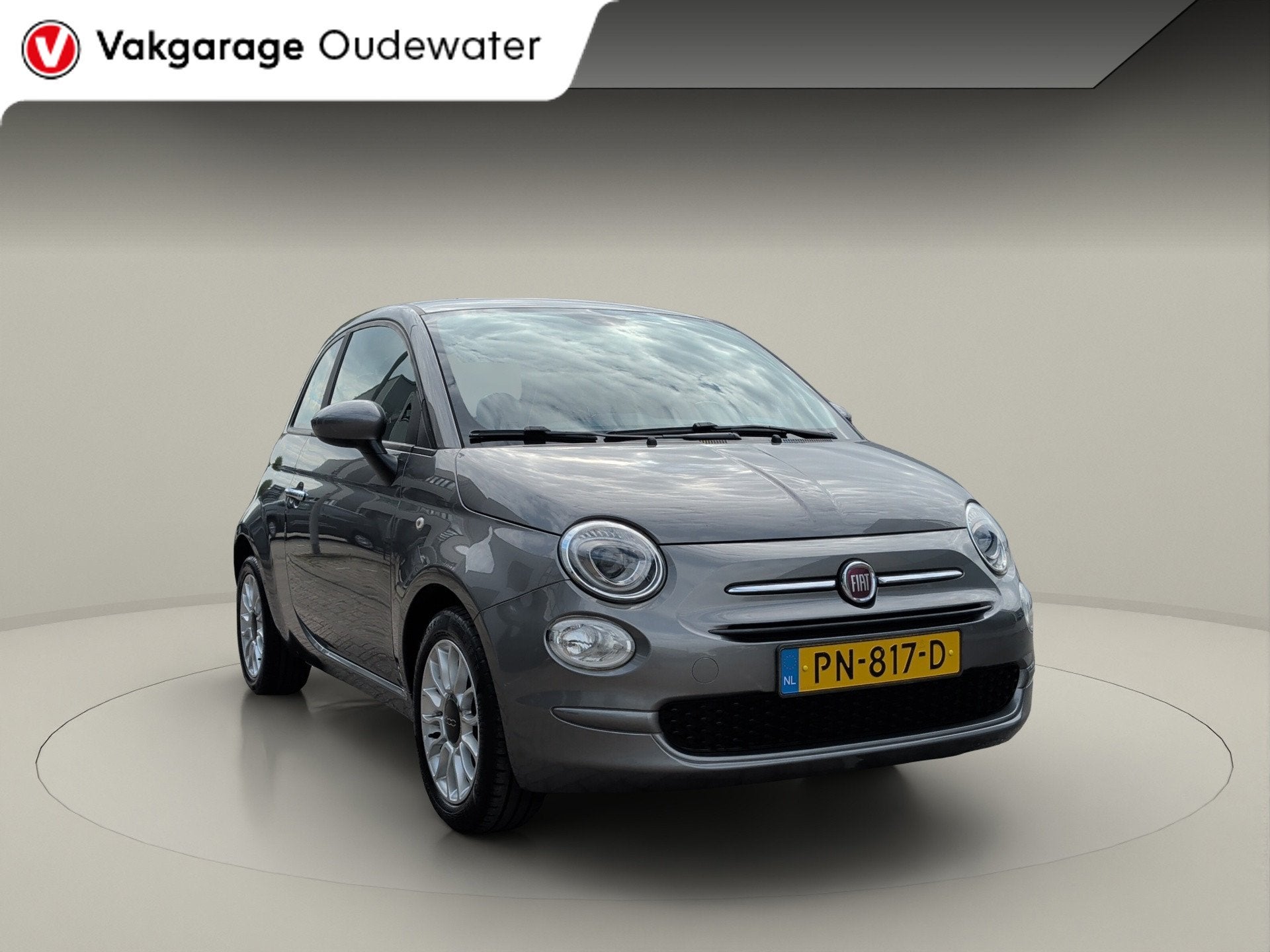 Fiat 500 1.0 TwinAir Pop, Dealer onderhouden, Stof, Gebruikt, Origineel Nederlands