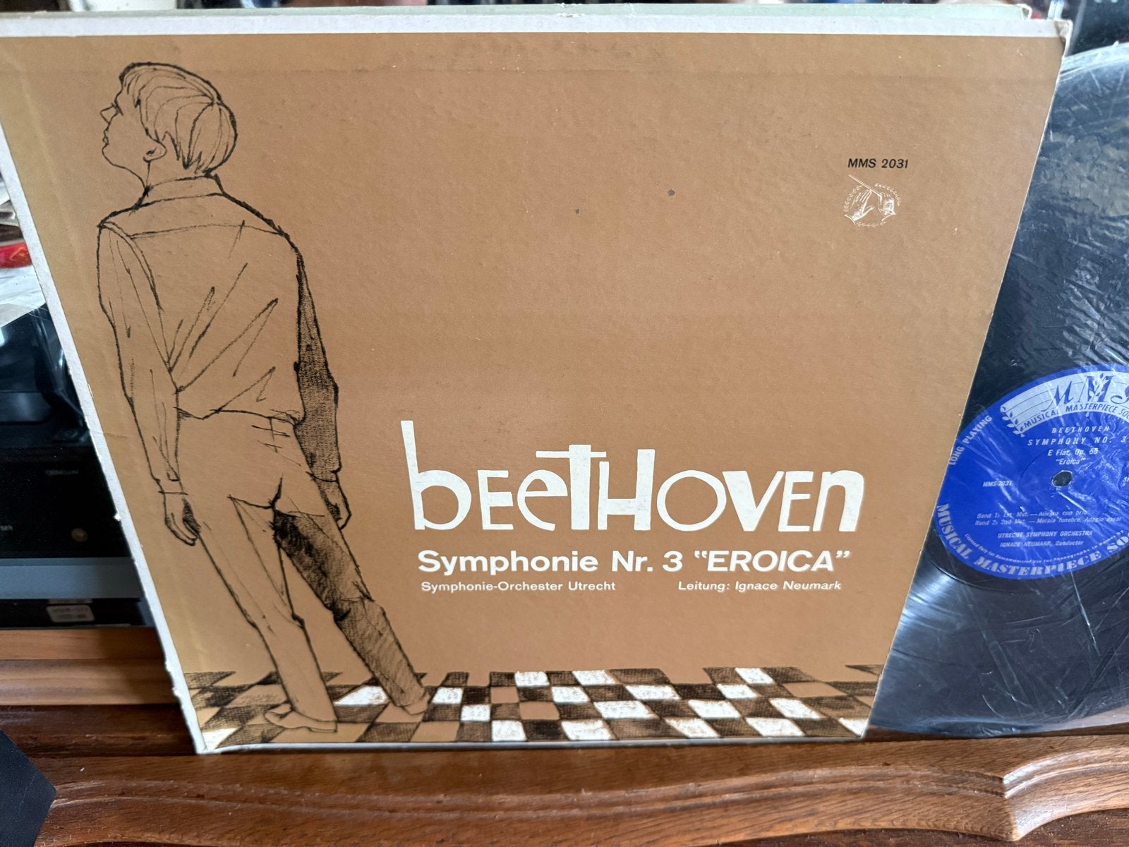 Beethoven: Symfonie Nr. 3 "Eroica" - Symphonie-Orchester Utr, LP, Gebruikt, Symfonie, Ophalen of Verzenden