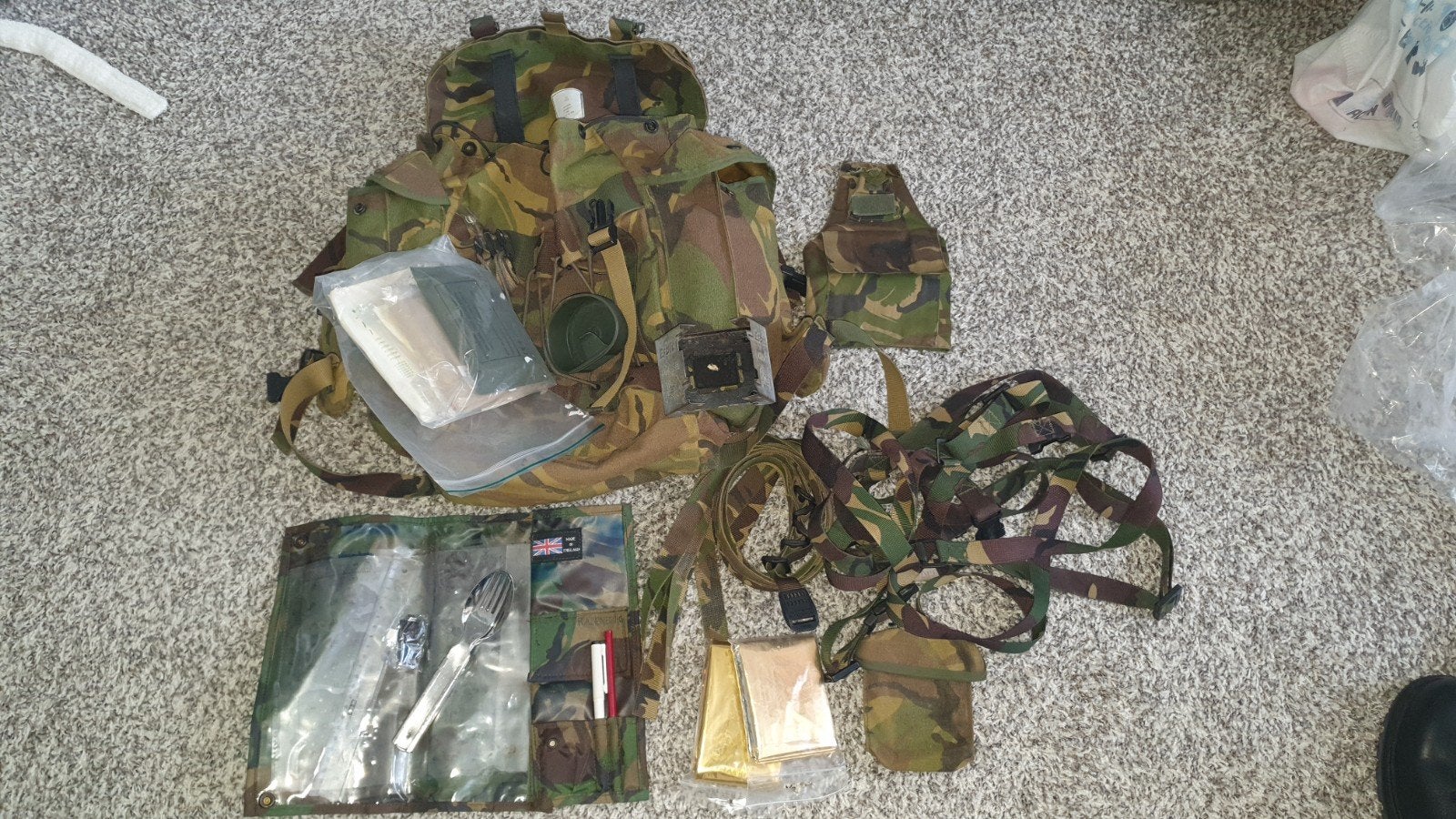 backpack met wat beginners items, Verzamelen, Ophalen of Verzenden