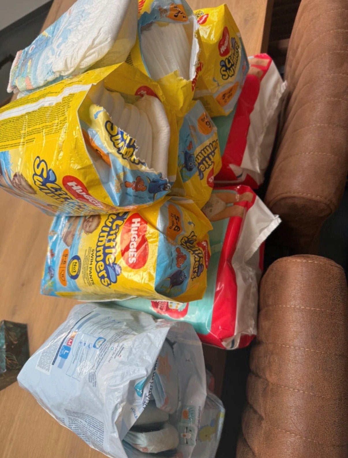 Pampers Premium Protection Pants en Huggies Zwemluiers, Ophalen of Verzenden, Zo goed als nieuw