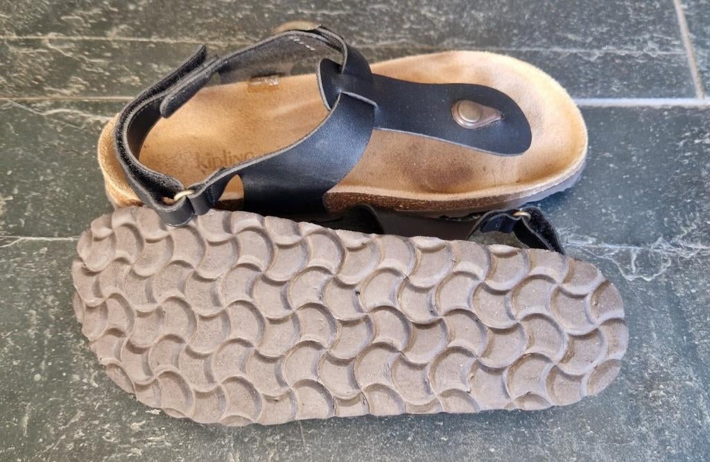 te koop Birkenstock slippers, Zwart, Zo goed als nieuw, Birkenstock, Ophalen