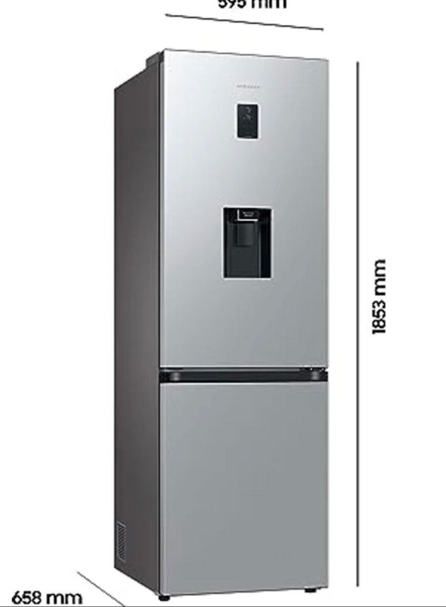 Samsung RL34C652CSA fridge-freezer – near-new, Class C, Ophalen, 200 liter of meer, Met aparte vriezer, 160 cm of meer