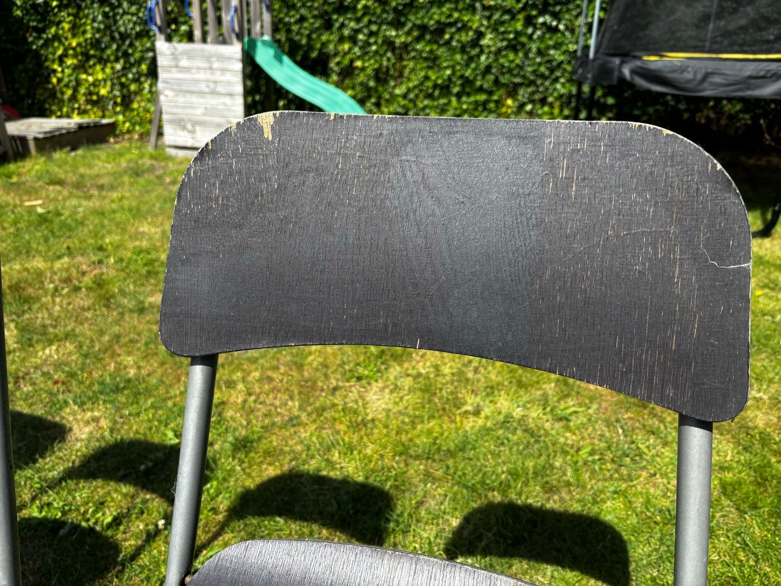 Set van 4 Gebruikte Zwarte Houten Barkrukken, Ophalen, Gebruikt, Zwart, Vijf, Zes of meer stoelen