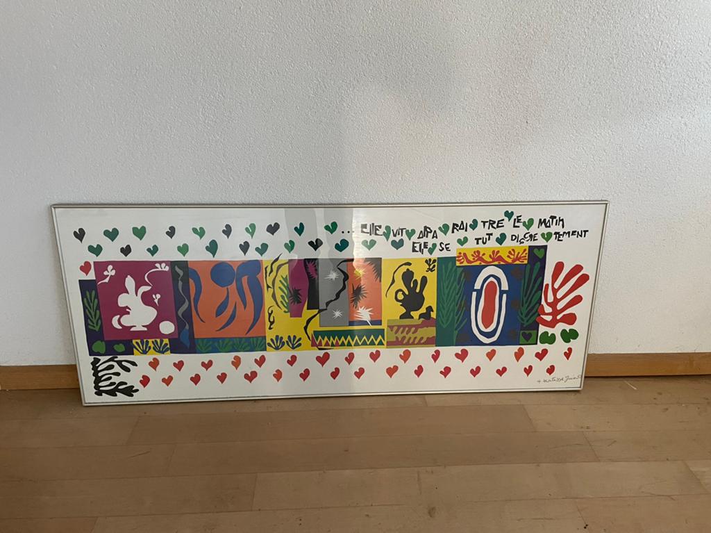 Henri Matisse 'Elles Vivent' Ingelijste Print, Ophalen