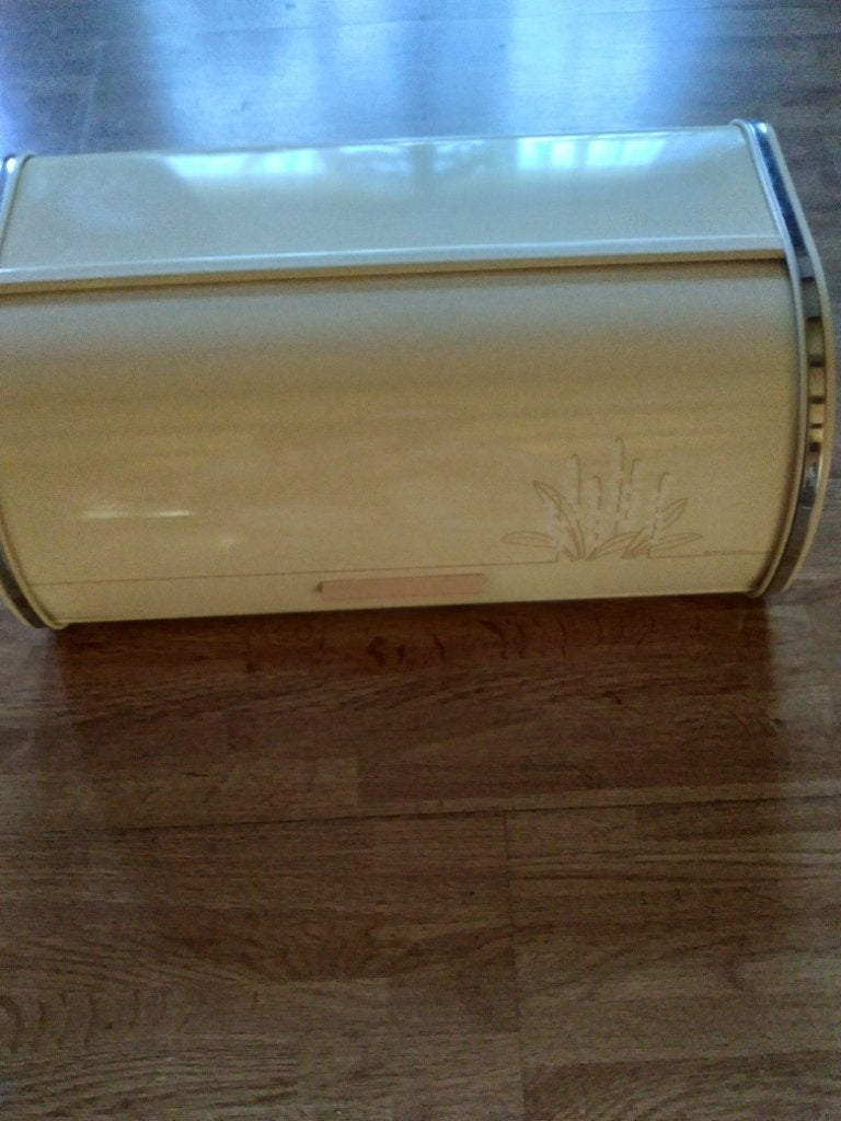 Broodtrommel brabantia,  vintage design, Huis en Inrichting, Gebruikt, Metaal, Broodtrommel, Brabantia
