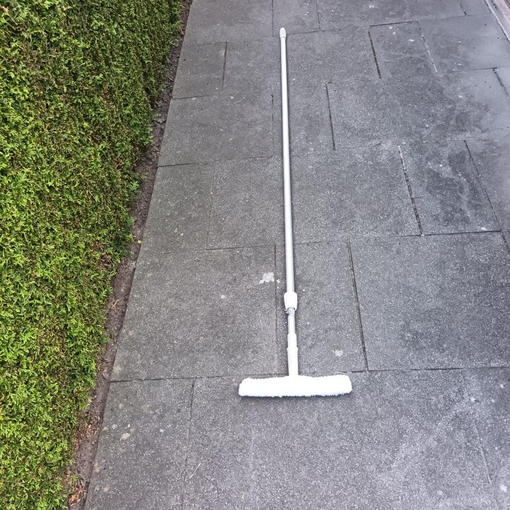 Raamwisser met telescoopsteel, Ophalen