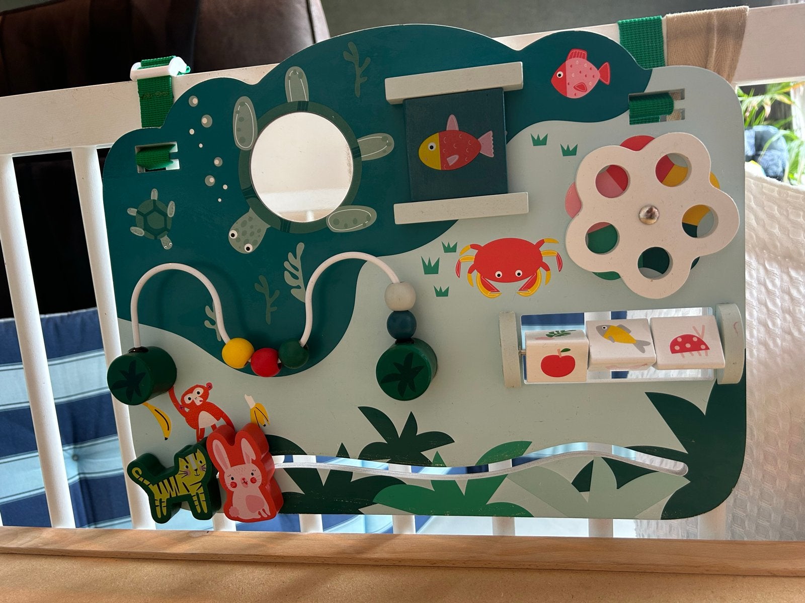 Hema houten speelplaat box, Ophalen, Zo goed als nieuw, Babygym
