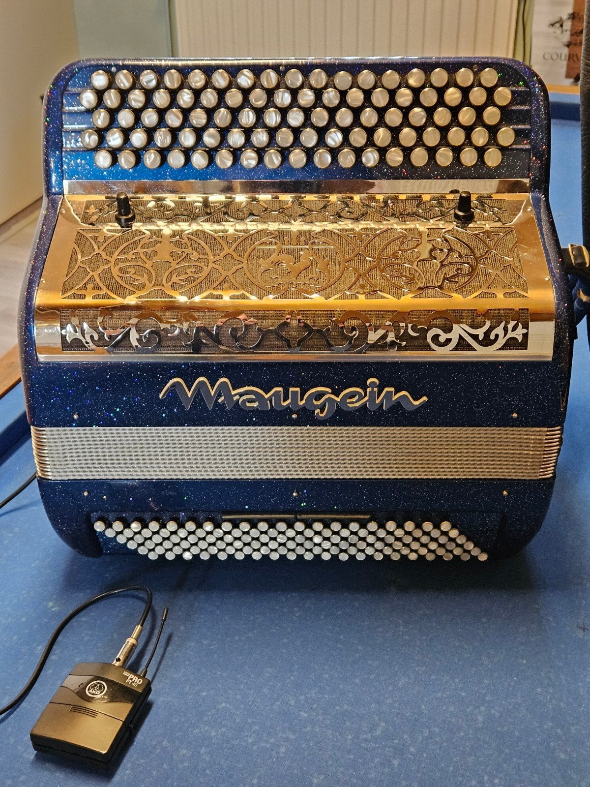 accordeon te koop incl weerszijde ingebouwde led-microfoons, Muziek en Instrumenten, Accordeons, Ophalen of Verzenden, Zo goed als nieuw