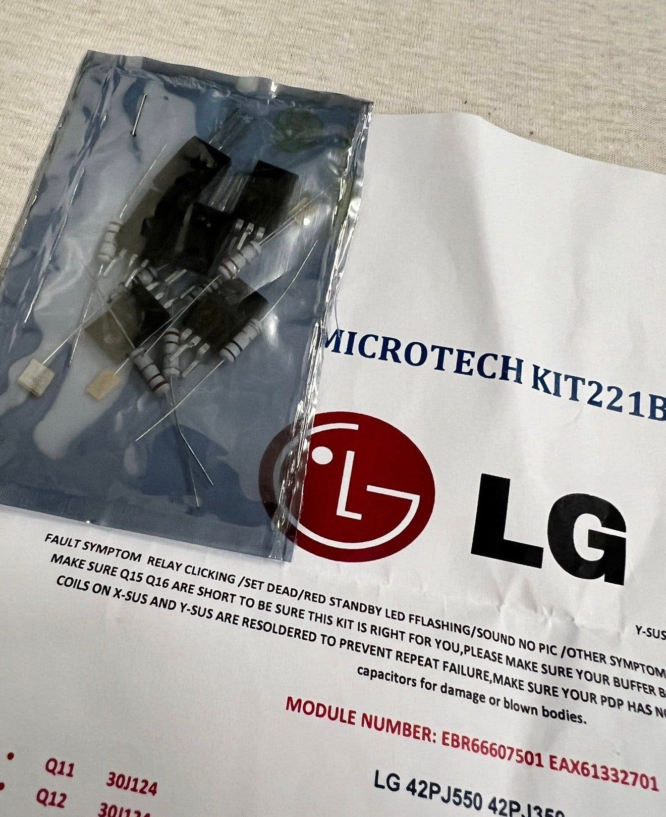 LG 42PJ550 42PJ350 EBR66607501 EAX61332701 reparatie kit set, P, P, P, Nieuw