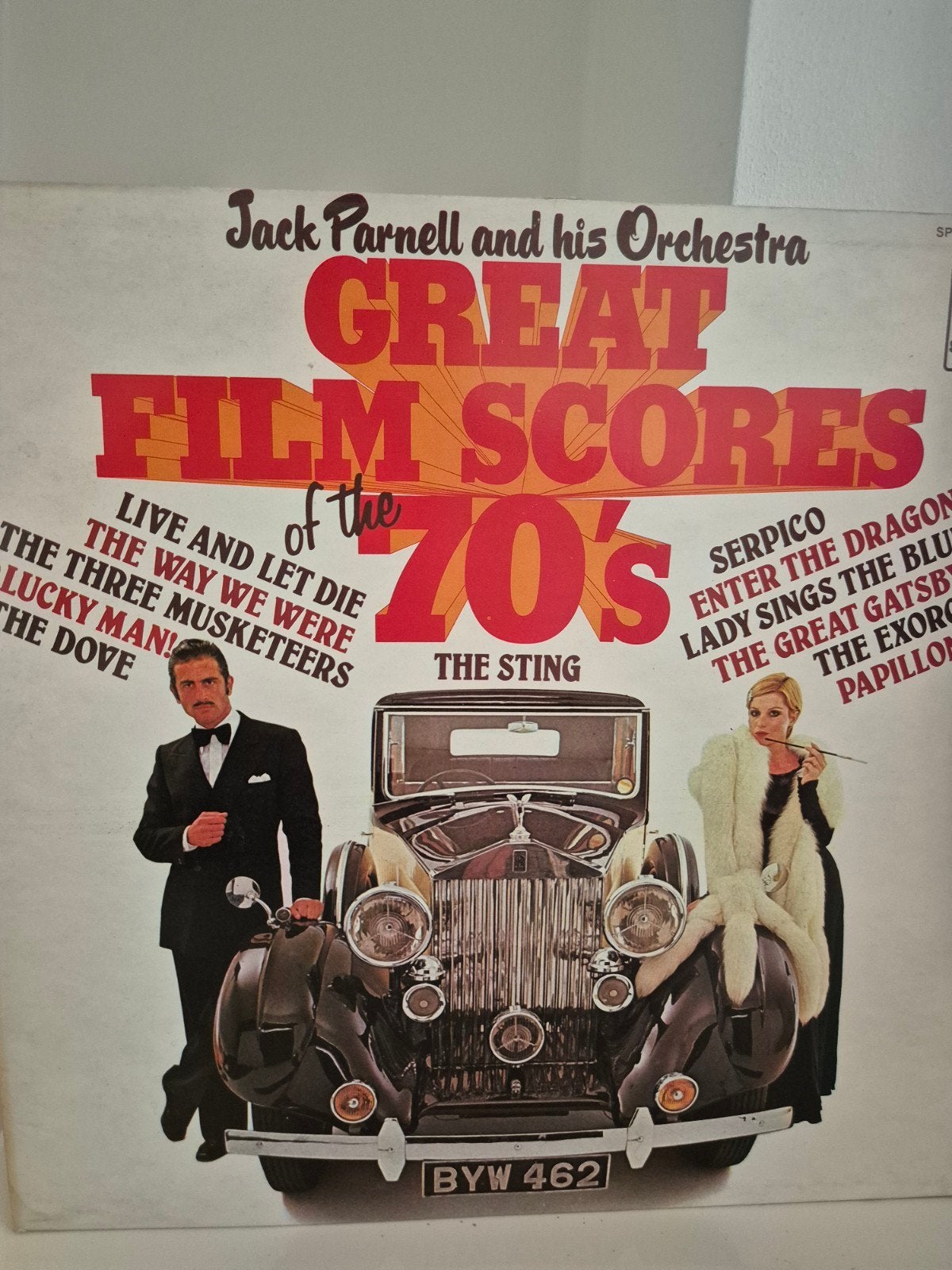 Jack Parnell - Great Film Scores of the 70's LP, LP, Film en Theater, Gebruikt, Ophalen of Verzenden