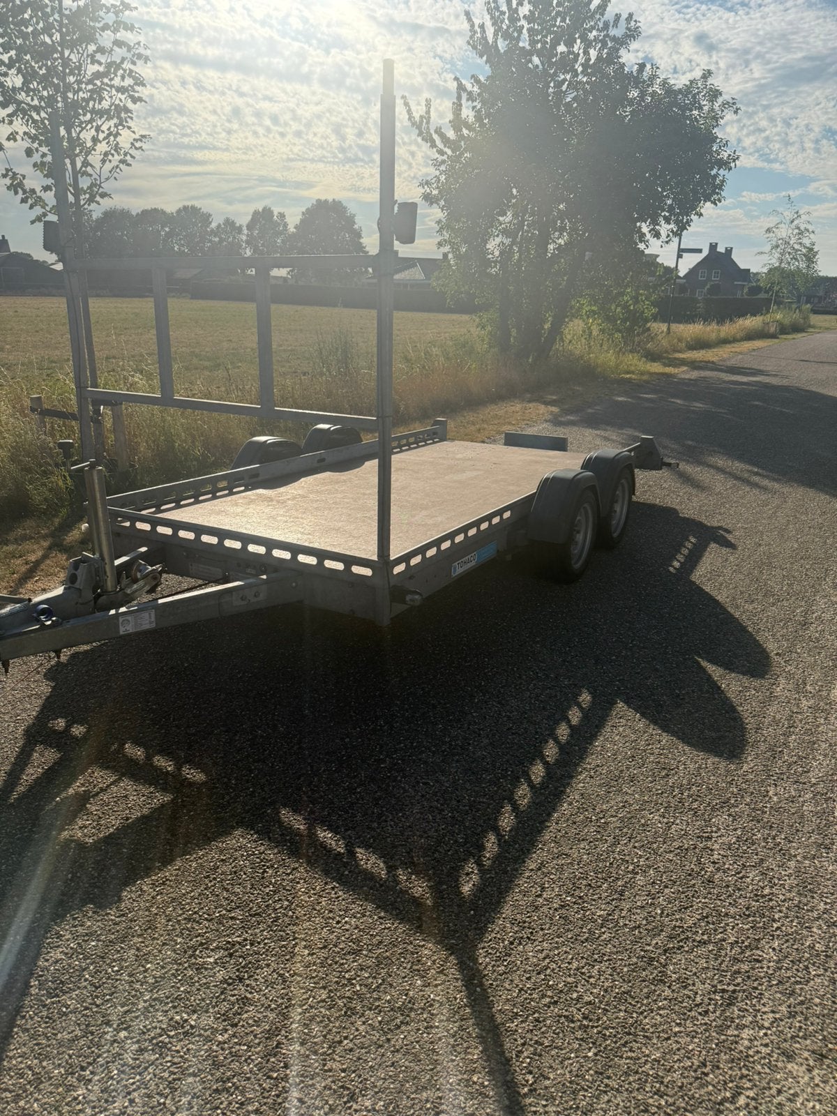Tohaco aanhangwagen machinetransporter, Ophalen, Zo goed als nieuw
