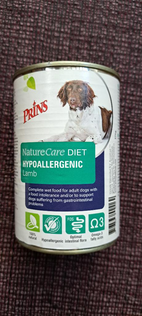 6x Prins NatureCare Dog Diet Hypoallergic lamb, Ophalen of Verzenden, Hond