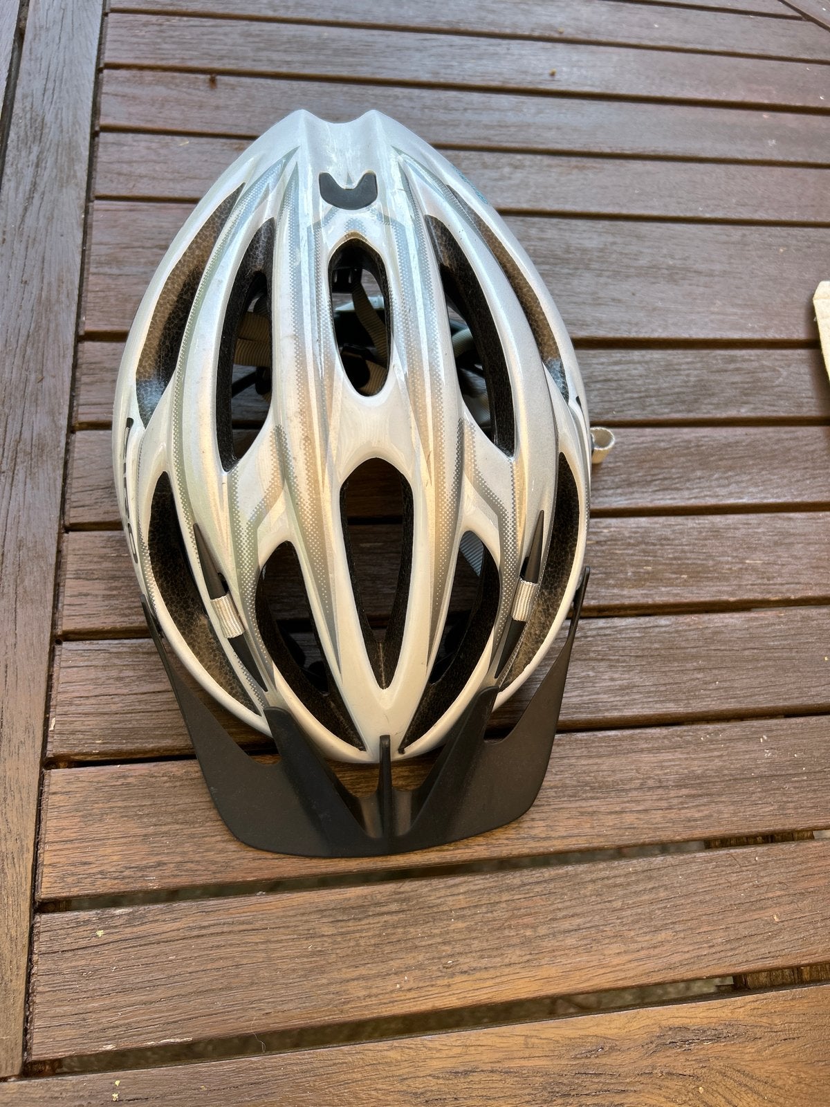 Giro fietshelm - Wit/Zilver - Maat M, Fietsen en Brommers, Ophalen of Verzenden, Gebruikt, M, Heer of Dame