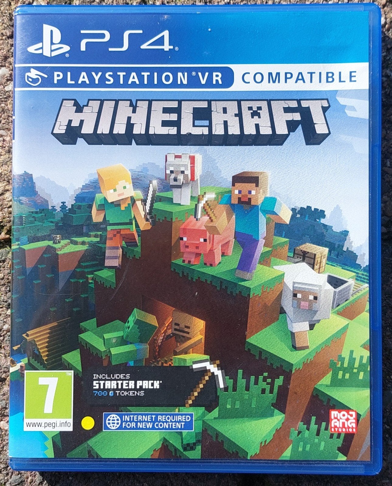 Minecraft PS4 - Inclusief Starter Pack, Virtual Reality, Ophalen of Verzenden, Zo goed als nieuw, Eén computer