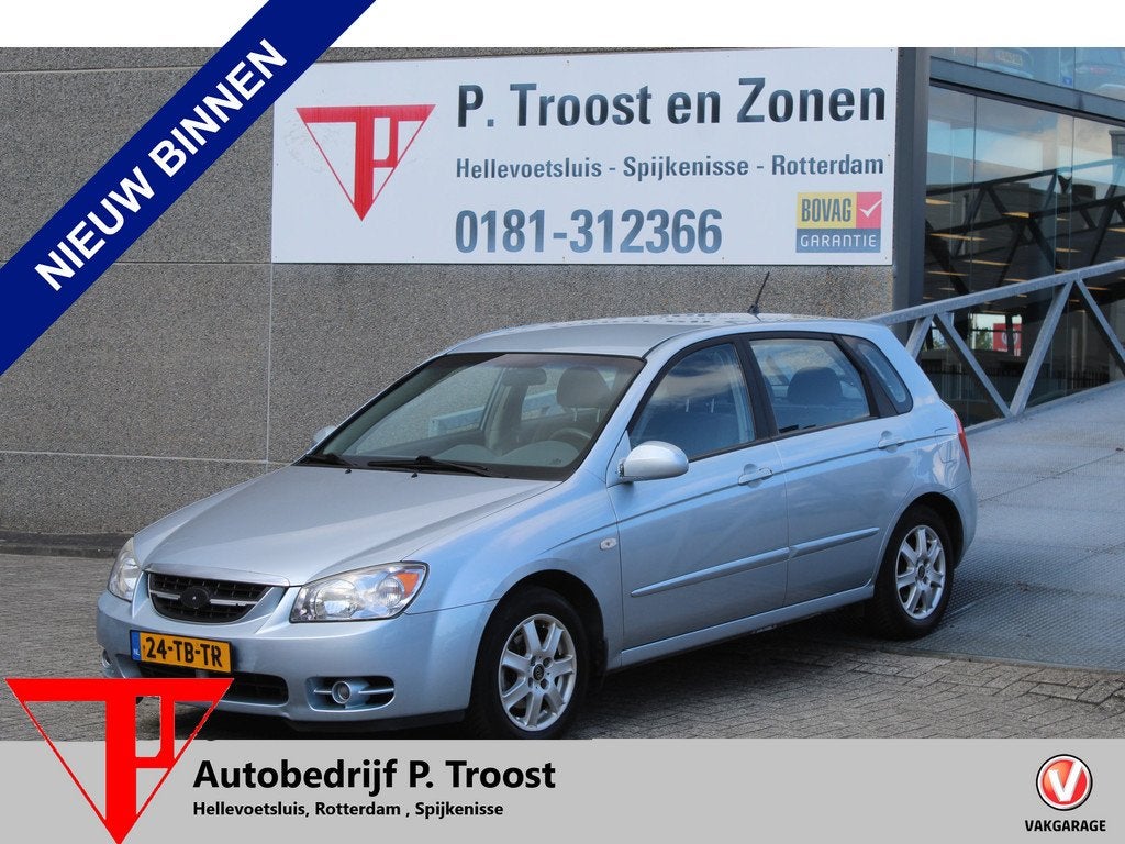 Kia Cerato 1.6-16V LX *Meeneemprijs*Airco/Radio-CD speler/El, Stof, Gebruikt, 4 cilinders, Blauw