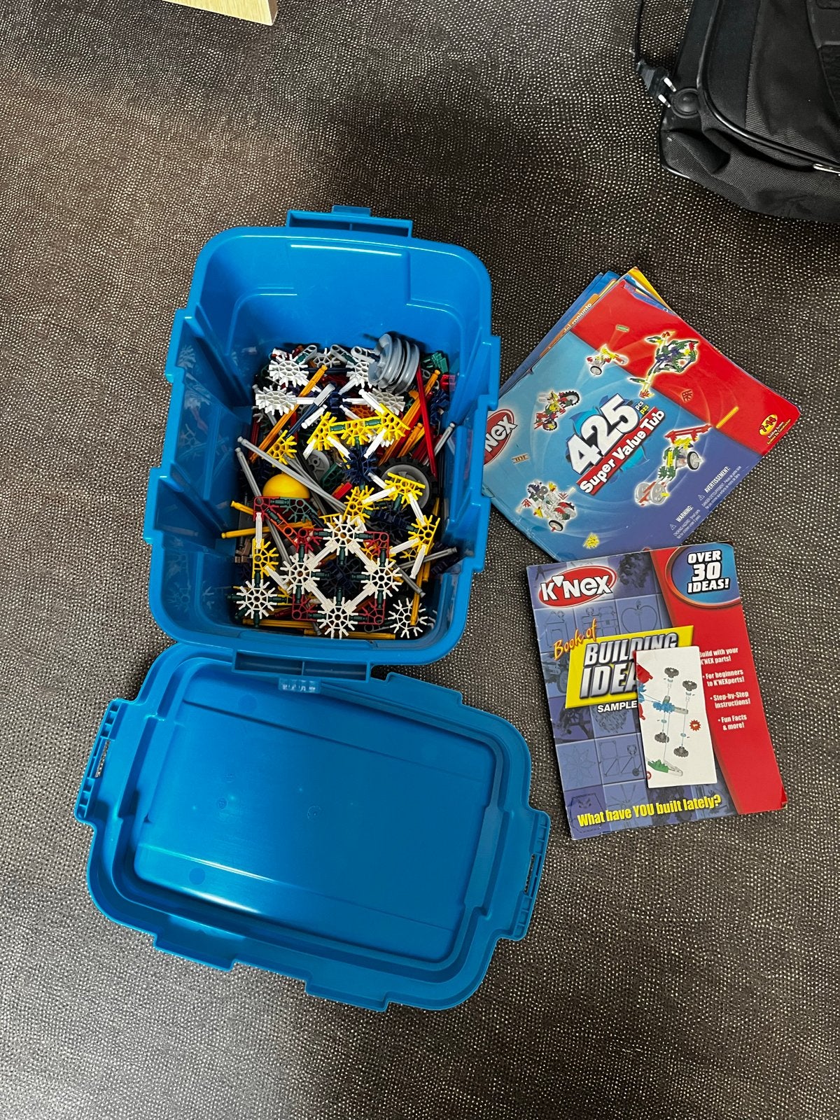 K'nex 425 Super Value Tub met bouwinstructies, Ophalen, Gebruikt, K'nex