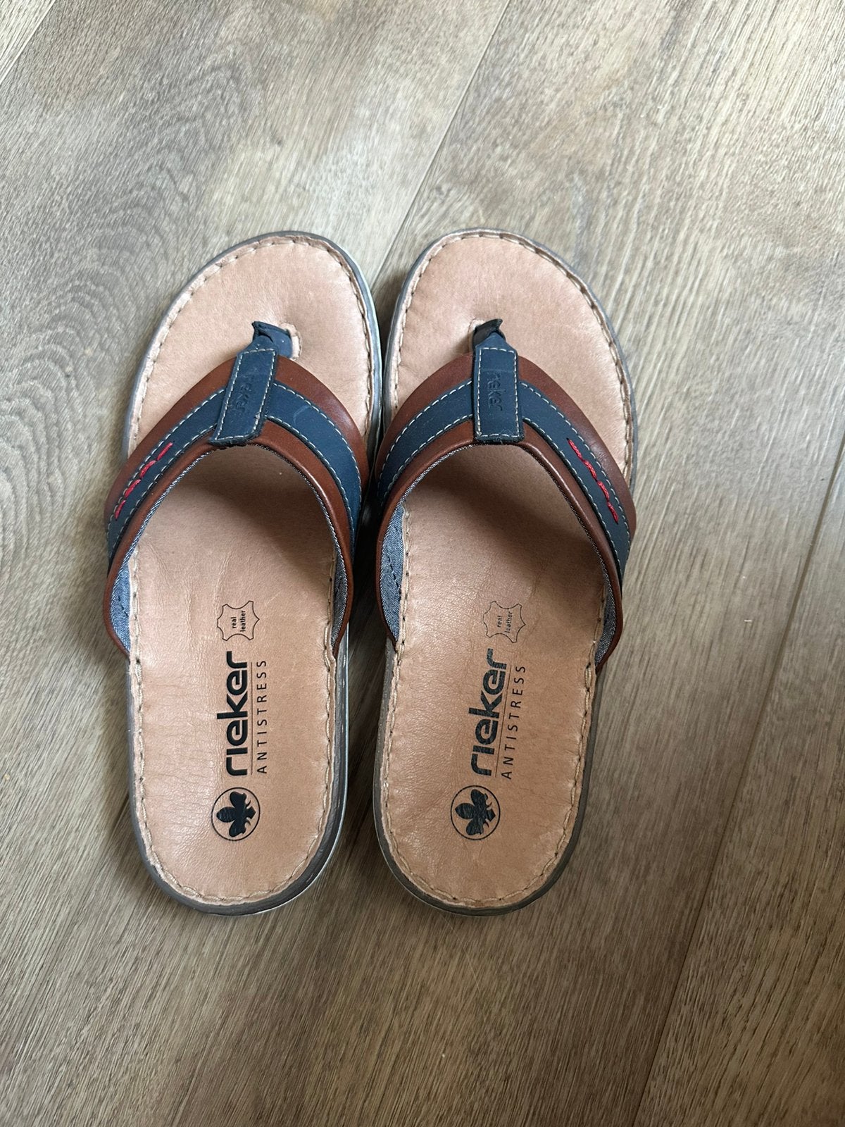 Nieuwe Rieker herenslippers, Slippers, Bruin, Nieuw, Ophalen of Verzenden