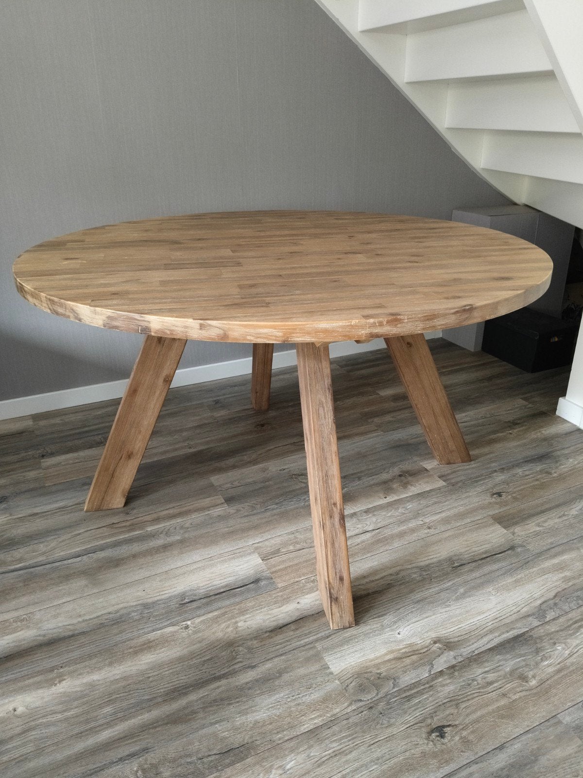 Eettafel XXL rond 1.40, Ophalen, Gebruikt, Rond, Vijf personen of meer