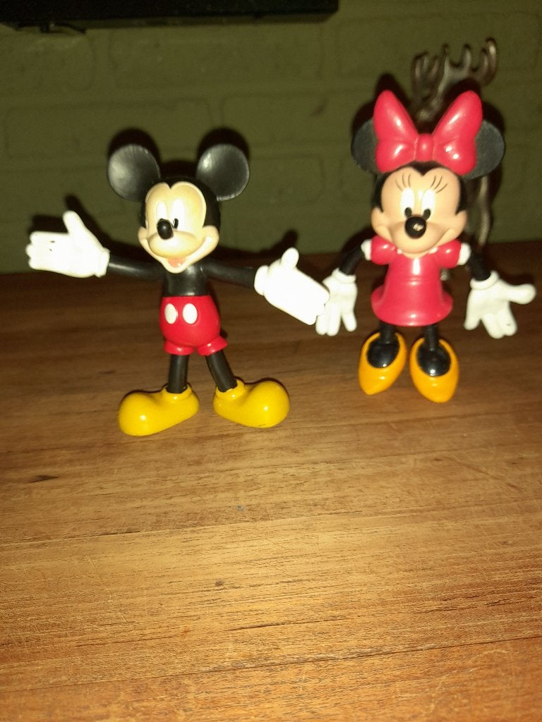 disney nieuwe mickey mouse en mini mouse, Ophalen of Verzenden, Overige figuren, Nieuw, Beeldje of Figuurtje