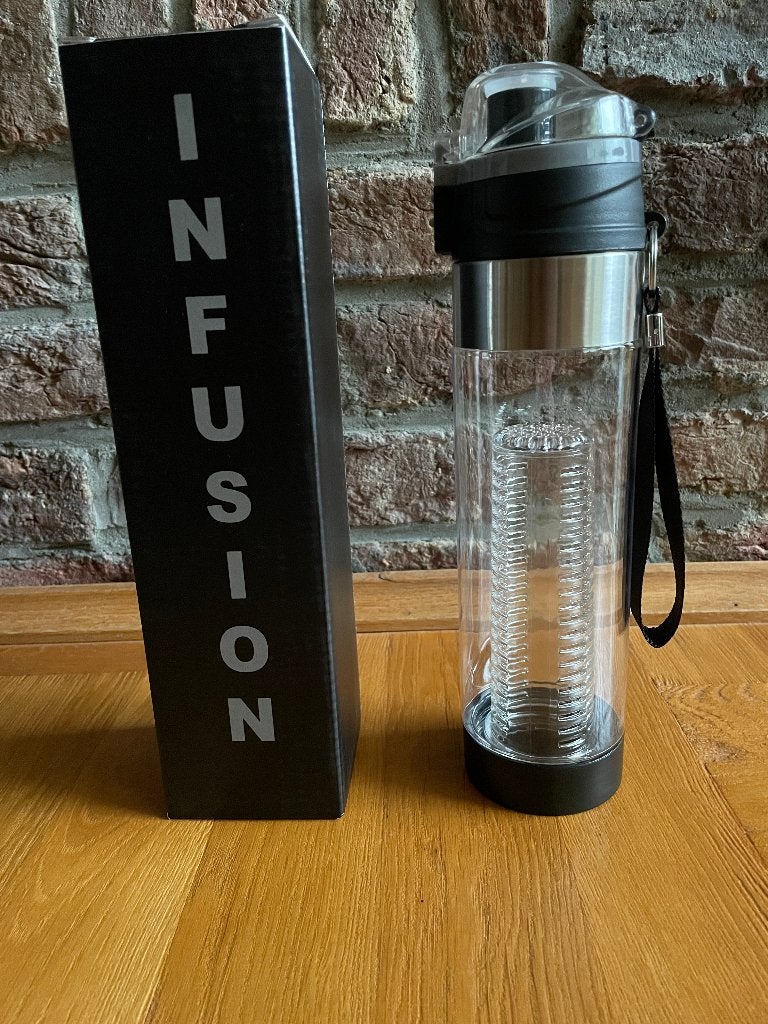 Drinkfles met infuser (NIEUW), Overige typen, Kunststof, Nieuw, Ophalen of Verzenden