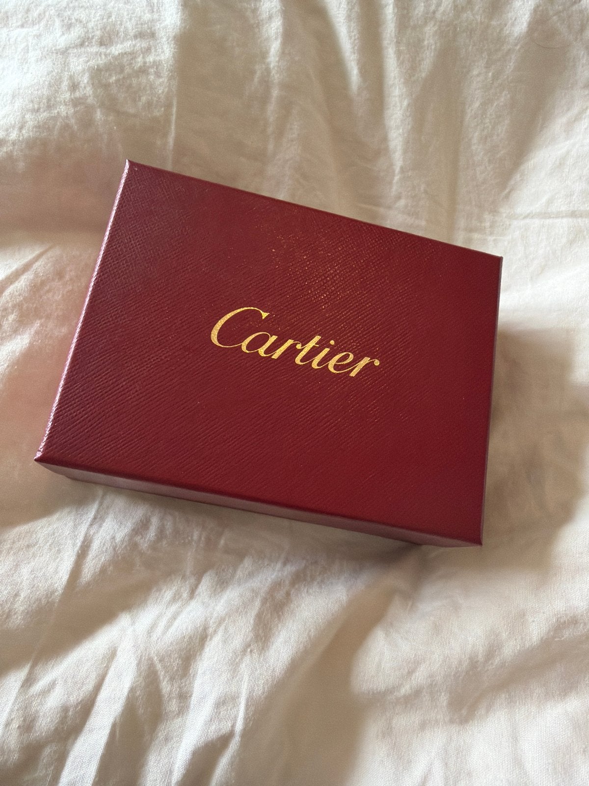 Cartier Reis Doosje - Perfect voor Sieraden of Horloge, Ophalen of Verzenden, Zo goed als nieuw, Rood, Hardcase