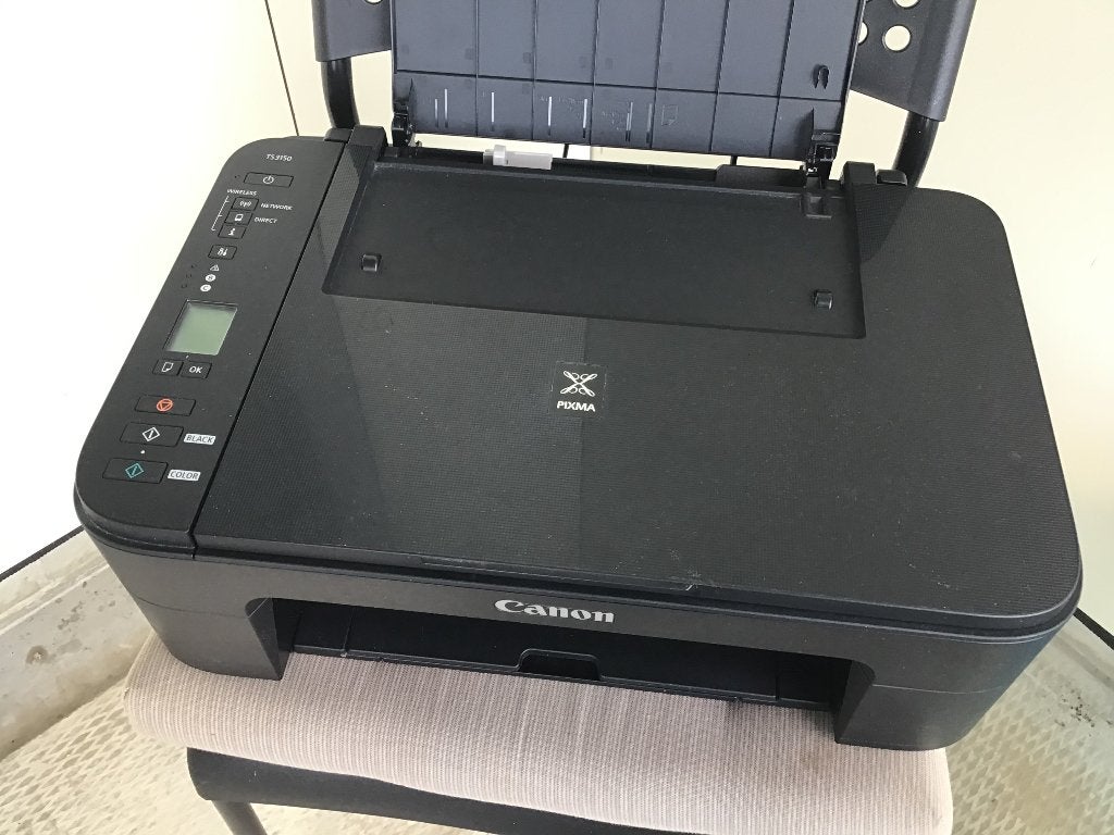 Werkende Canon Printer ts3150 zonder cartridge., Computers en Software, Ophalen, Gebruikt, Inkjetprinter, All-in-one