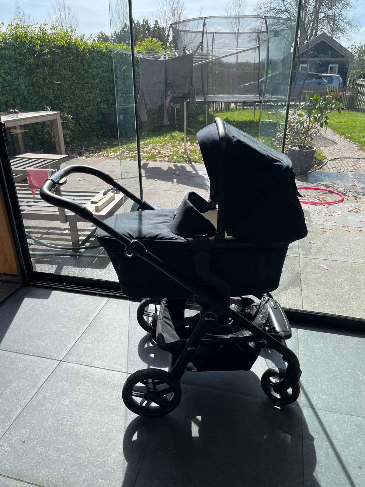 Silver Cross Reef kinderwagen met reiswieg en zitje, Zo goed als nieuw, Combiwagen, Met reiswieg, Ophalen