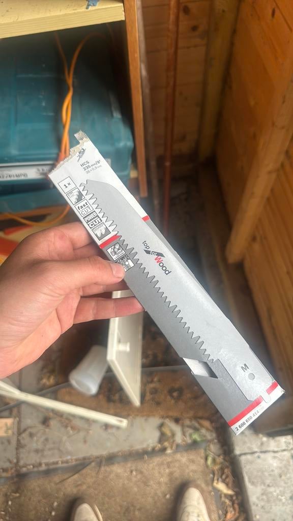 Ongebruikte reciprozaag blad maat M, Ophalen, Zo goed als nieuw, Minder dan 50 watt