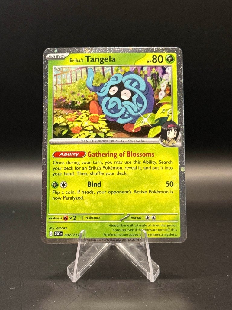 Erikas tangela cosmos	007/217	Engels	NM | Pokemon, Ophalen of Verzenden, Nieuw, Losse kaart, Foil