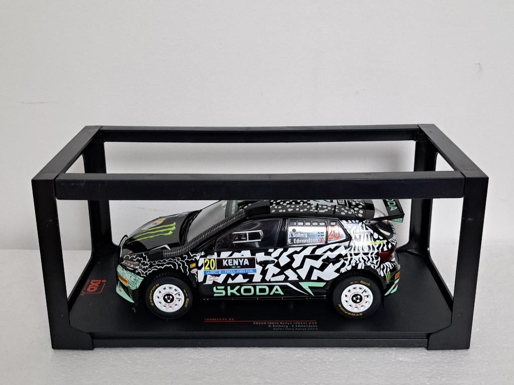 Skoda Fabia RS Rally2 Safari Kenia Solberg IXO 1/18 NIEUW, Hobby en Vrije tijd, Modelauto's | 1:18, Ophalen of Verzenden, Nieuw