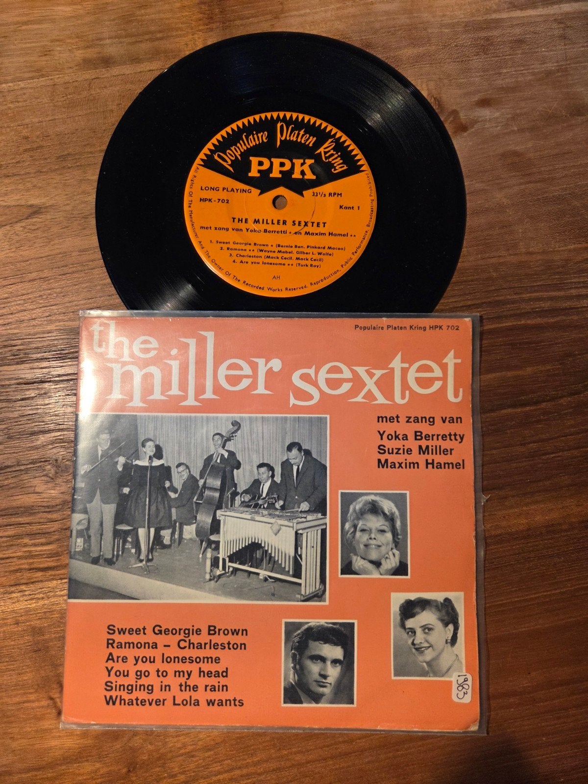 The Miller Sextet, Ophalen of Verzenden, Gebruikt, 7 inch