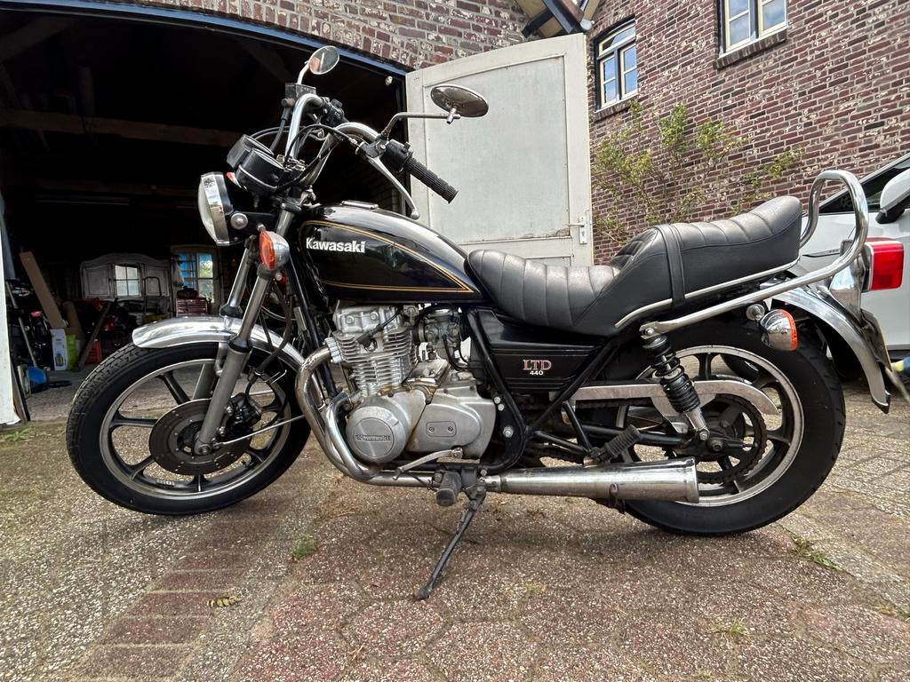 Kawasaki KZ 440 LTD oldtimer motor, Motoren, Motoren | Kawasaki, 400 cc, 2 cilinders, Chopper, Particulier