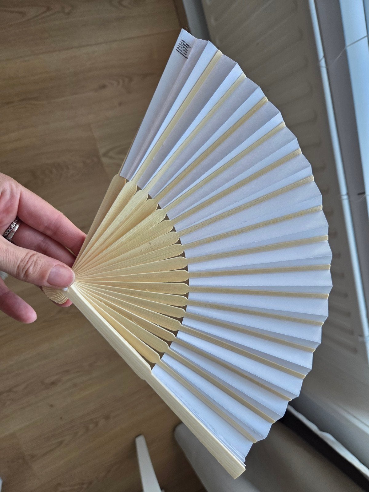 50 witte spaanse waaiers, Ophalen of Verzenden, Nieuw