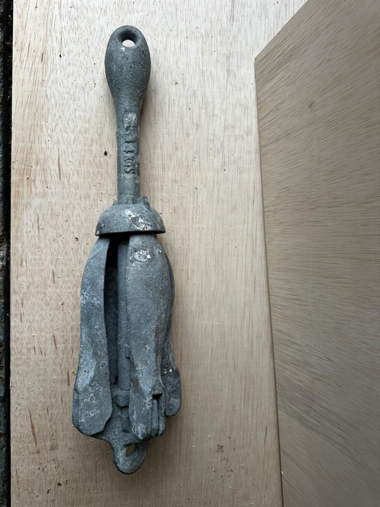 Paraplu anker 4 kg, Ophalen of Verzenden, Gebruikt, Ankeren en Afmeren, Zeilboot of Motorboot