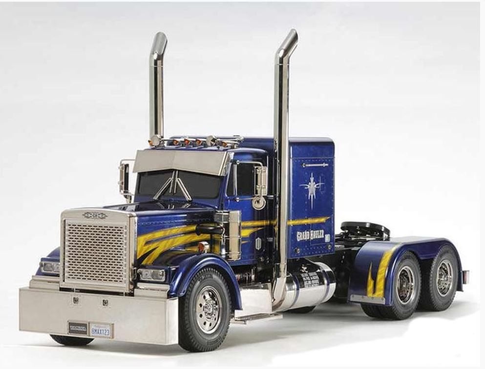 Tamiya RC vrachtwagen Grand Hauler Full Option finished RTR, Italeri, 1:32 tot 1:50, Nieuw, Ophalen of Verzenden