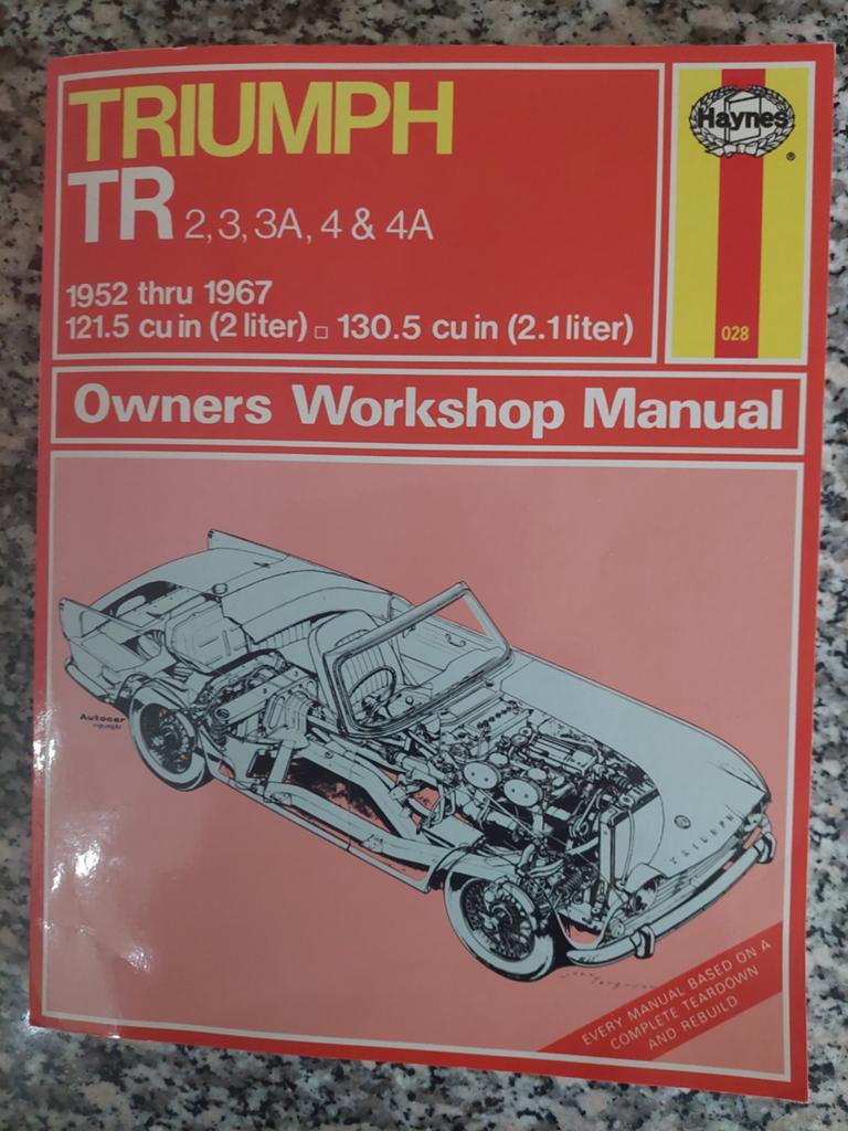 HAYNES  TRIUMPH  TR 2 3 3A 4 & 4A 1952 THRU 1967, Ophalen of Verzenden, Zo goed als nieuw, Overige merken