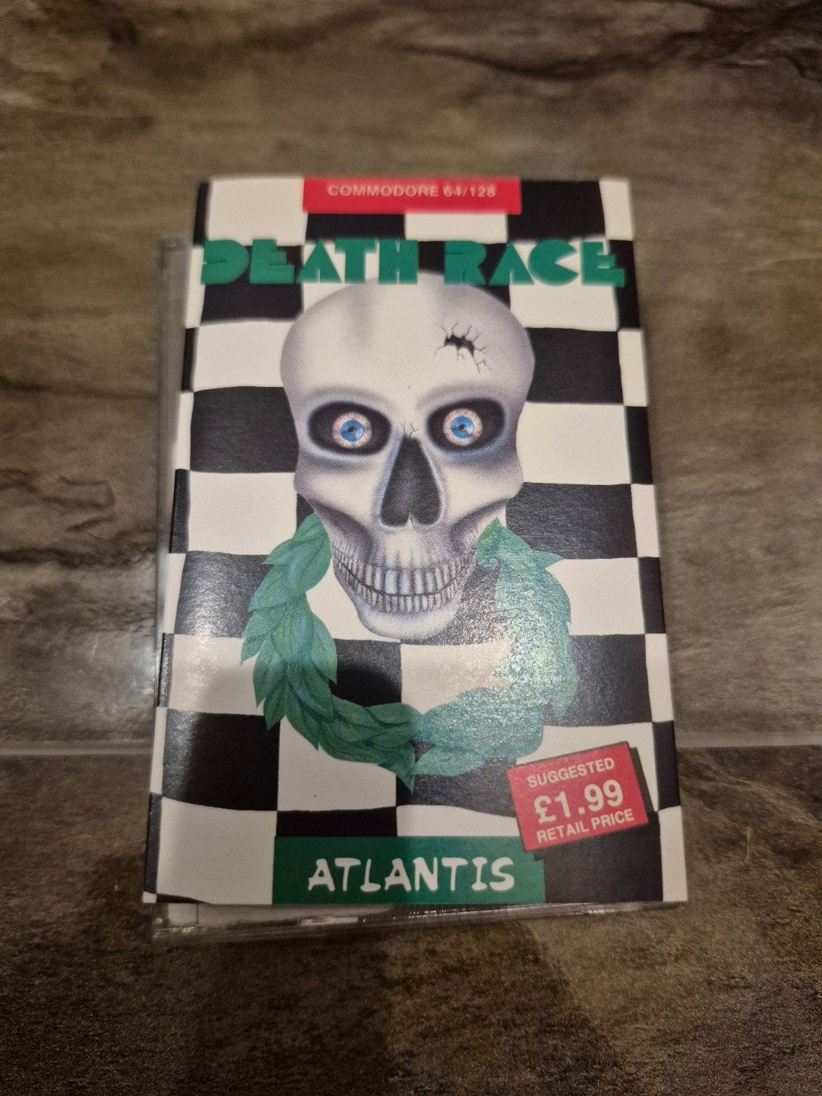 Commodore 64/128 Spel: Death Race (Atlantis), Ophalen of Verzenden