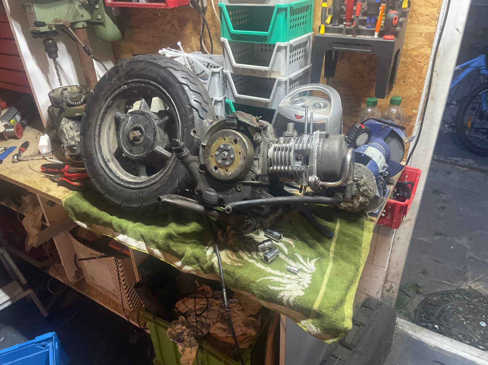 80cc gy6 blok in gebruikte staat, Ophalen