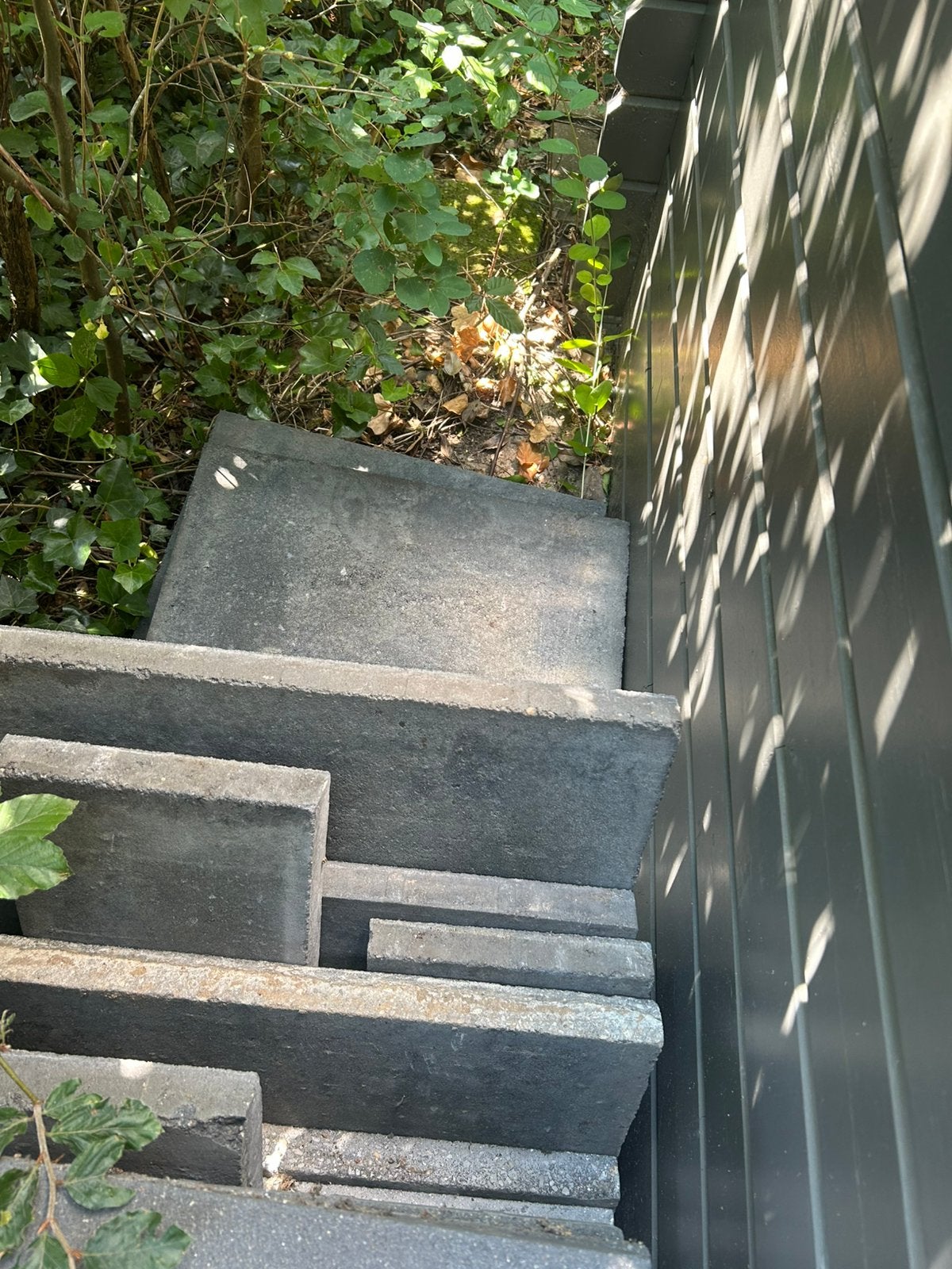 Beton tegels, Tuin en Terras, Ophalen of Verzenden, Gebruikt, Beton, Terrastegels